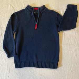 Quarter zip sweater